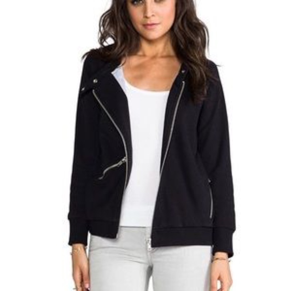 Chaser Jackets & Blazers - Chaser Cotton Moto Jacket